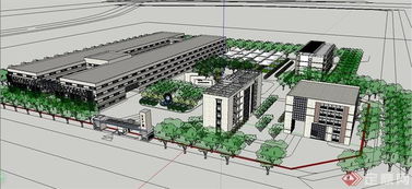 現(xiàn)代工業(yè)美學(xué) 基于SU模型的某工廠廠區(qū)建筑設(shè)計(jì)探析